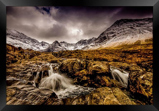 The Fairy Pools, Isle of Skye Framed Print by Dave Hudspeth Landscape Photography