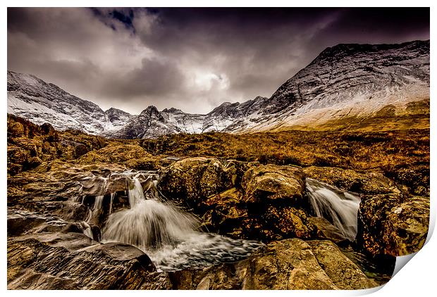 The Fairy Pools, Isle of Skye Print by Dave Hudspeth Landscape Photography