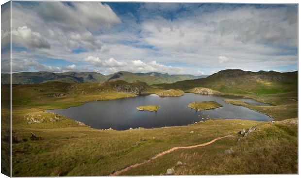 Angle Tarn Cumbria Canvas Print by Eddie John