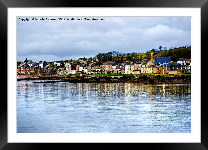 Millport Sea View Framed Mounted Print by Valerie Paterson