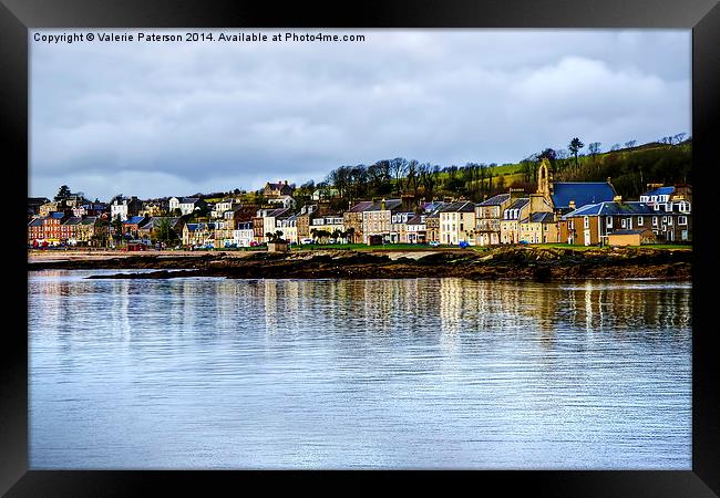Millport Sea View Framed Print by Valerie Paterson