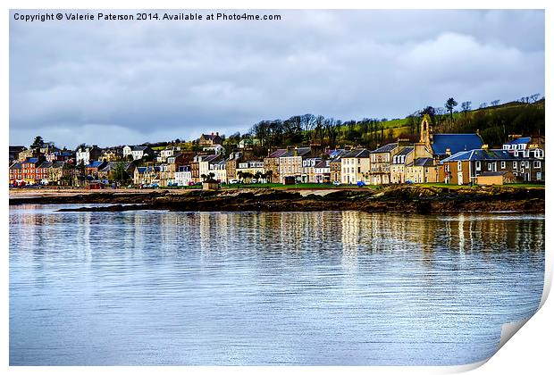 Millport Sea View Print by Valerie Paterson