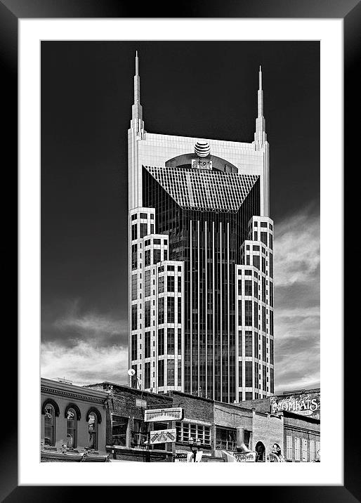 AT&T Nashville USA Framed Mounted Print by Ian Barber
