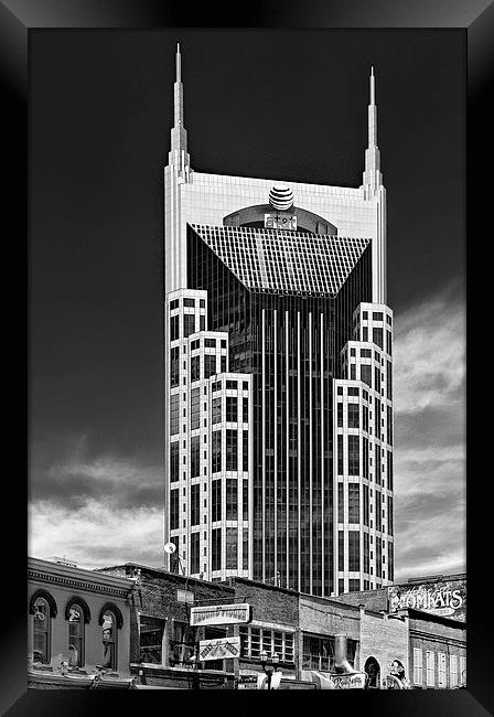 AT&T Nashville USA Framed Print by Ian Barber