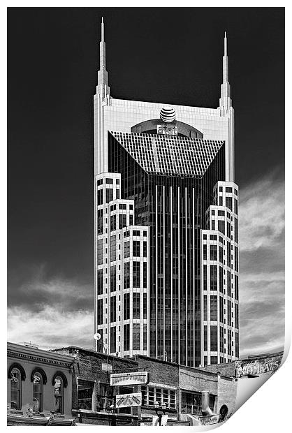 AT&T Nashville USA Print by Ian Barber