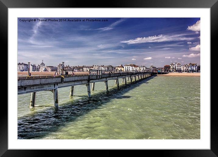 Deal pier in spring sunshine Framed Mounted Print by Thanet Photos