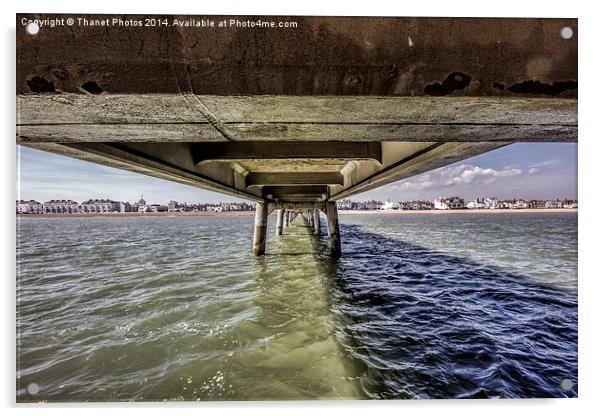 Under Deal pier Acrylic by Thanet Photos