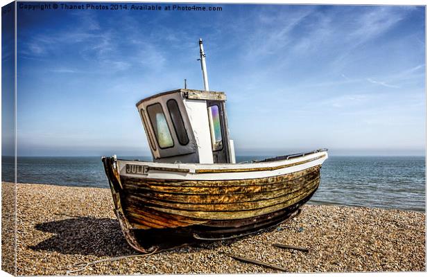 Julie the boat Canvas Print by Thanet Photos