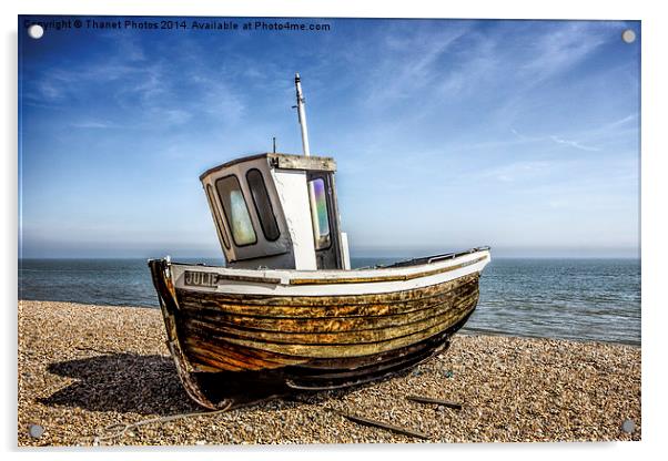 Julie the boat Acrylic by Thanet Photos