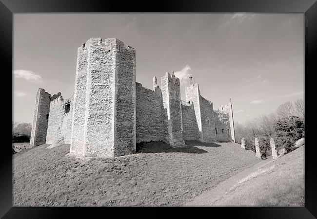 Framlingham Castle Framed Print by Darren Burroughs