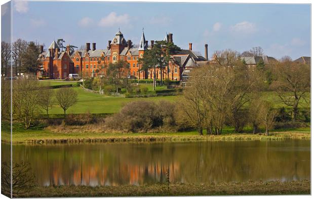 Framlingham College Reflections Canvas Print by Darren Burroughs