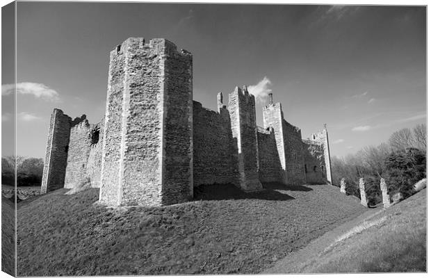 Framlingham Castle Canvas Print by Darren Burroughs