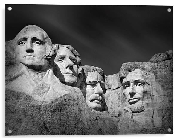 Mount Rushmore South Dakota Acrylic by Ian Barber
