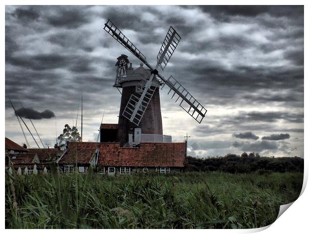 Windmill Print by sean clifford