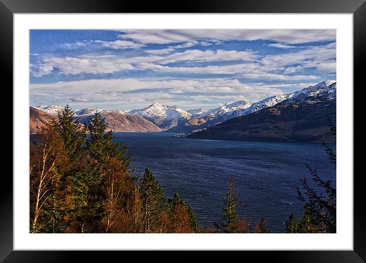 Loch Hourn Framed Mounted Print by Jacqi Elmslie