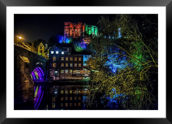 Durham Castle Framed Mounted Print by Dave Hudspeth Landscape Photography