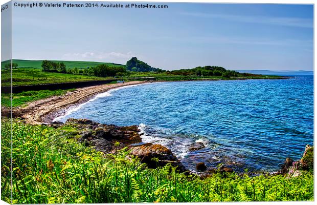 Isle Of Cumbrae Canvas Print by Valerie Paterson