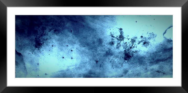 Thatcher Nebula Framed Mounted Print by Rod Ohlsson