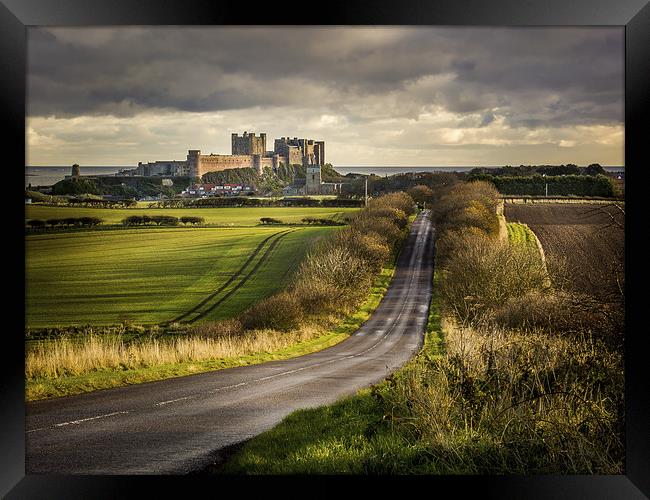 The Road to Bamburgh Framed Print by Brian Smith