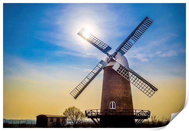 Wilton Windmill, Wiltshire, England, UK Print by Mark Llewellyn