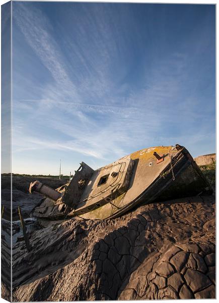 The Wreck Canvas Print by Nick Pound