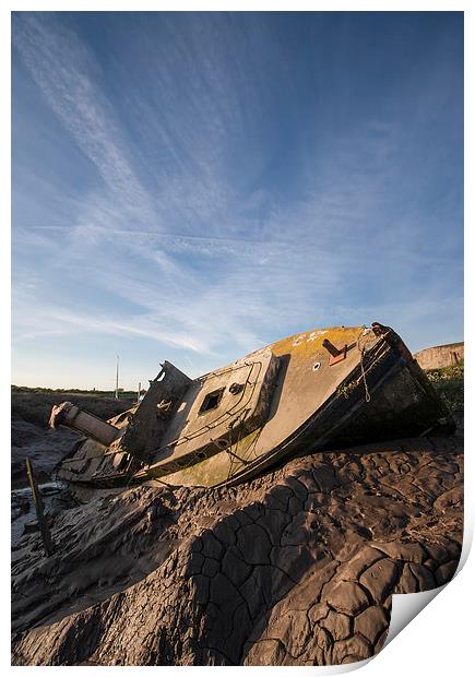 The Wreck Print by Nick Pound