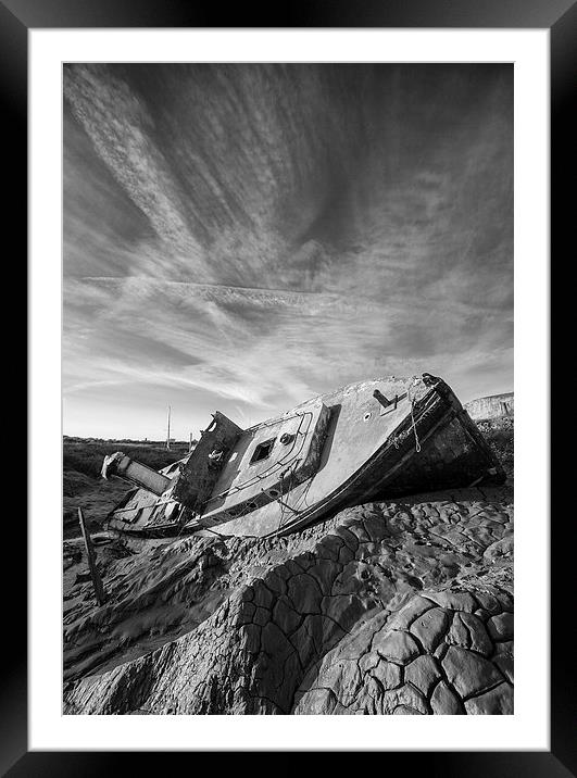 The Wreck Framed Mounted Print by Nick Pound
