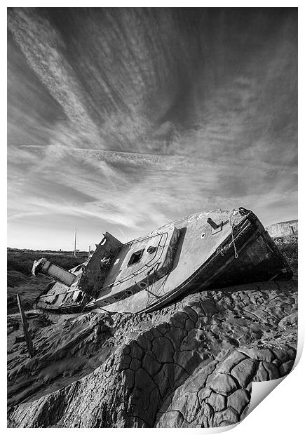 The Wreck Print by Nick Pound