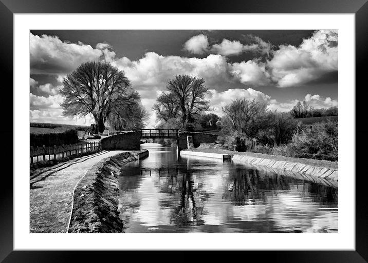 Grand Western Canal Framed Mounted Print by Pete Hemington