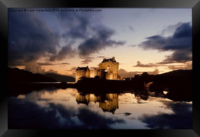Eilean Donan Castle Framed Print by Frank Kletschkus