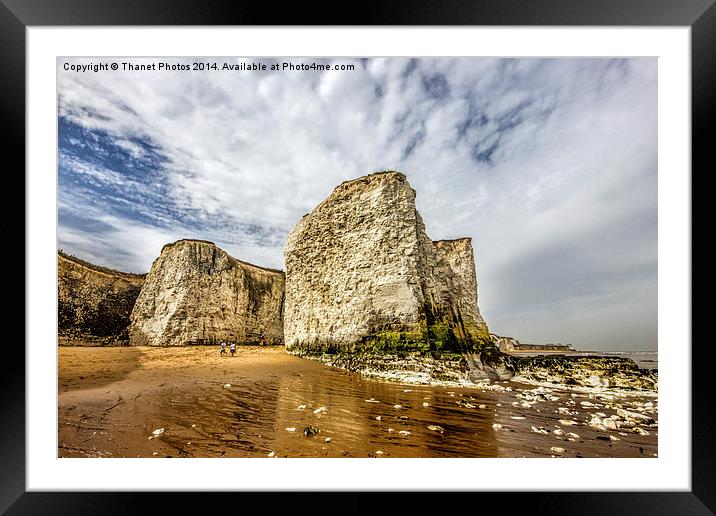 Rugged beach Framed Mounted Print by Thanet Photos