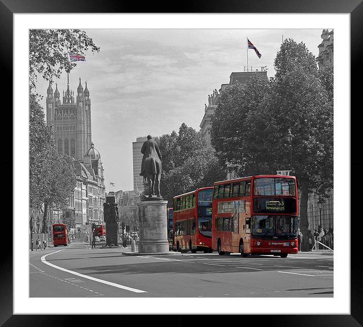 Routemaster London Buses Framed Mounted Print by Tony Murtagh