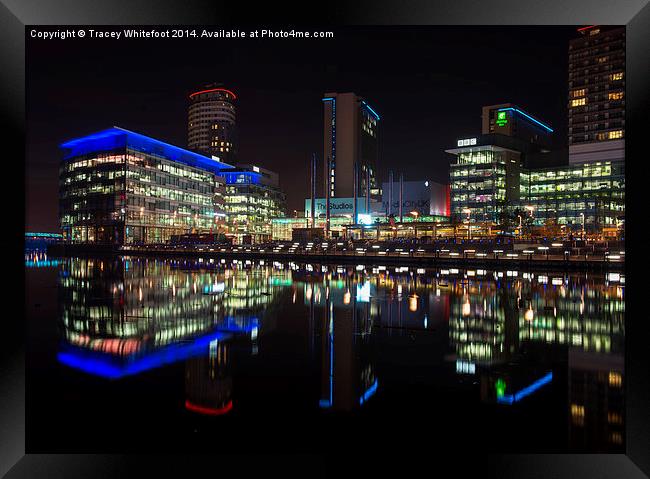 Media City Framed Print by Tracey Whitefoot