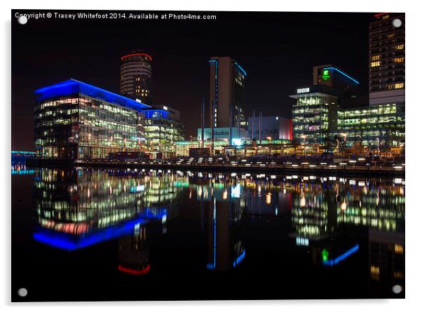 Media City Acrylic by Tracey Whitefoot