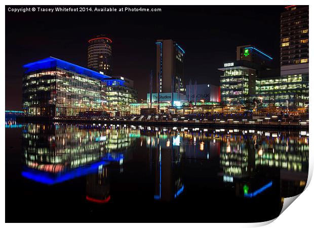 Media City Print by Tracey Whitefoot
