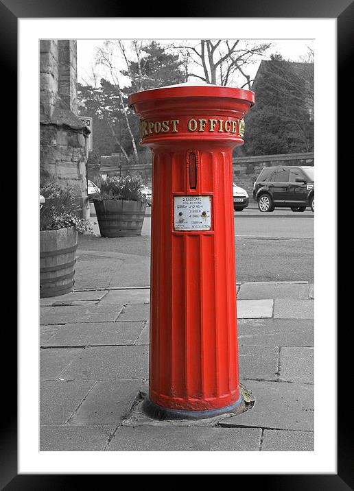Victorian Post Box Framed Mounted Print by Tony Murtagh