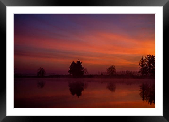 Sunrise Picardy Framed Mounted Print by Paul Holman Photography