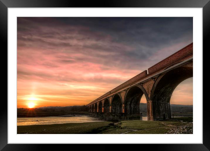 Eleven Arches Framed Mounted Print by Purple OneTwoEight