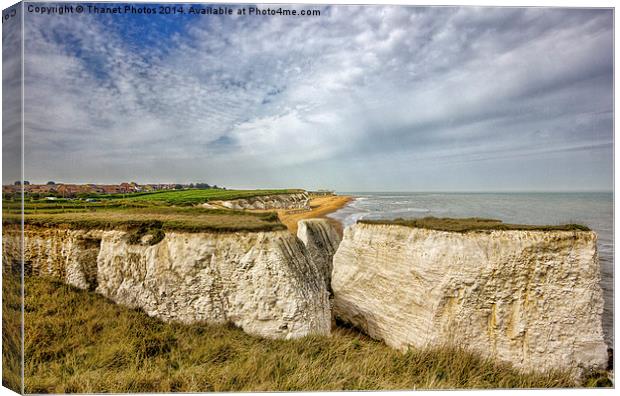 Botany Bay in Broadstairs Canvas Print by Thanet Photos