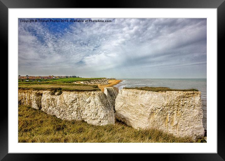 Botany Bay in Broadstairs Framed Mounted Print by Thanet Photos