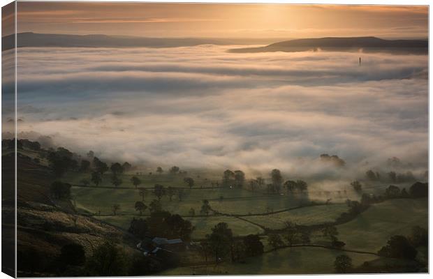 Hope Valley Fog Canvas Print by James Grant