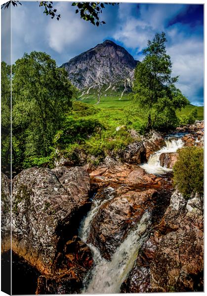 Glen Coe, Scotland Canvas Print by Dave Hudspeth Landscape Photography