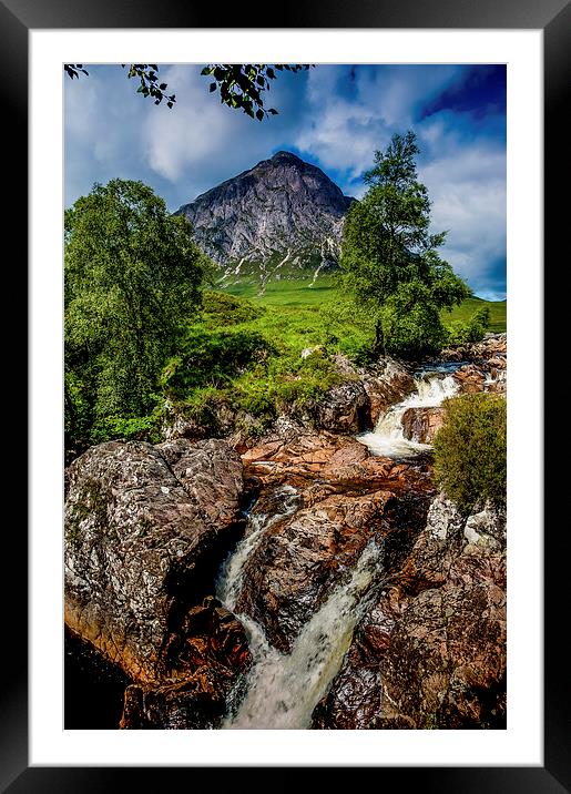 Glen Coe, Scotland Framed Mounted Print by Dave Hudspeth Landscape Photography