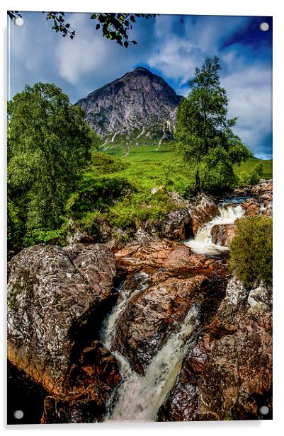 Glen Coe, Scotland Acrylic by Dave Hudspeth Landscape Photography