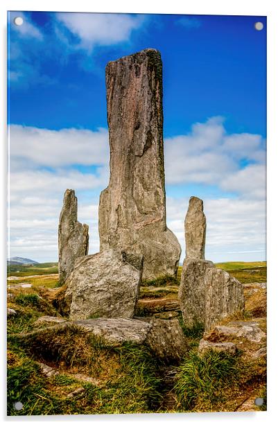 The Standing Stones of Callanish Acrylic by Dave Hudspeth Landscape Photography