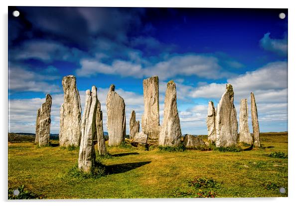 The Standing Stones of Callanish Acrylic by Dave Hudspeth Landscape Photography