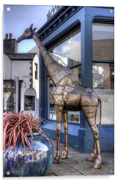 The Keswick Giraffe Acrylic by Tom Gomez