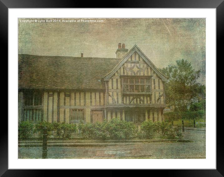 Ancient House East London Framed Mounted Print by Lynn Bolt