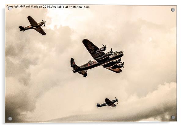 Battle Of Britain Memorial Flight Acrylic by Paul Madden