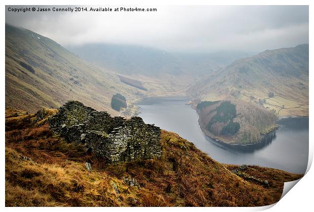 Above Haweswater Print by Jason Connolly